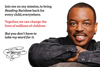 Illustration for article titled LeVar Burton has a Kickstarter to bring back Reading Rainbow